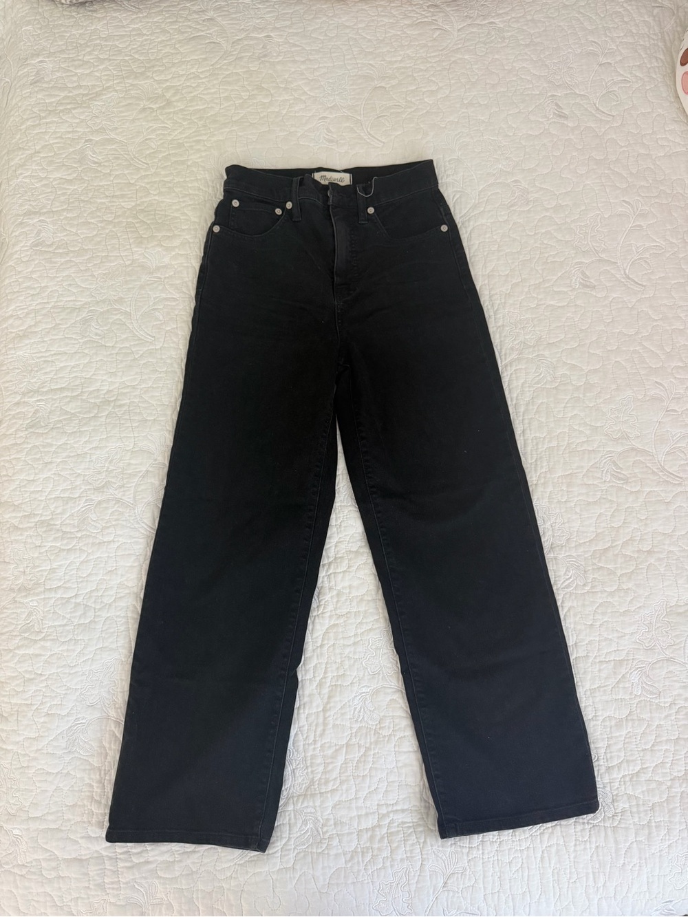 Madewell Slim-Wide Leg Crop Jeans